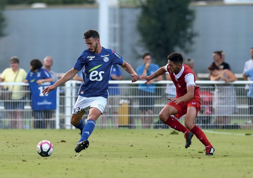 Pilier de la réserve strasbourgeoise (N3), Léon Valentin a été convoqué à une reprise dans le groupe de Thierry Laurey à l'occasion du 1/16e de finale de Coupe de France contre Grenoble à la mi-janvier. ©DR