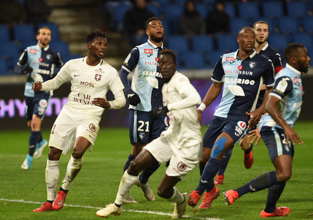 Dénys Bain, Fernand Mayembo et Victor Lekhal peuvent nourrir des regrets. Alors qu'ils auraient pu devenir la seule équipe à battre deux fois cette saison le leader messin, les Havrais ont payé cash leurs erreurs individuelles.