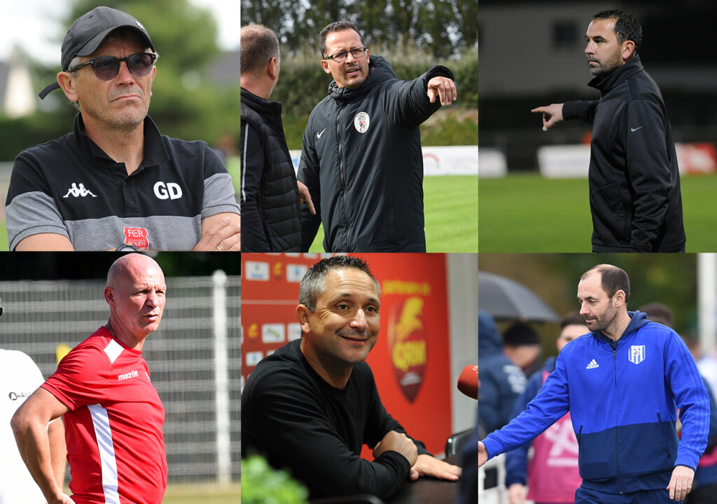 Retrouvez les réactions de David Giguel (FC Rouen), Rachid Hamzaoui (Gonfreville), Johan Gallon (Granville), Christophe Taine (Evreux) et Guillaume Gonel (Dieppe).