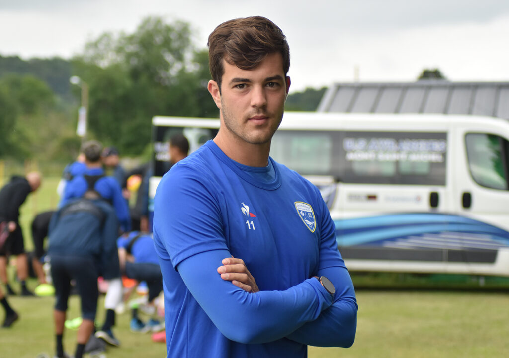 Après deux saisons compliquées au Gazélec et à Vannes, pour des raisons totalement différentes, Virgile Piechocki espère se relancer sous le maillot avranchinais. ©Aurélien Renault