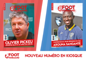 Le président Olivier Pickeu et la révélation Arouna Sanganté en UNE de FOOT NORMAND