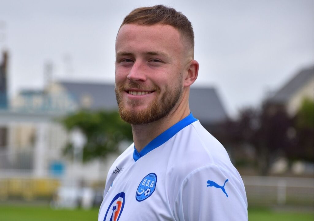 Passé par l'US Avranches, le défenseur Guillaume Buon a choisi de redescendre d'un niveau à l'US Granville pour mieux se relancer. ©Aurélien Renault