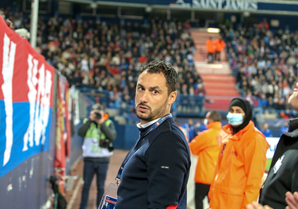 Au cours de l'entretien qu'il nous a accordé, Yohan Eudeline a rappelé que la politique de recrutement du Stade Malherbe était toujours dictée par des contraintes économiques. ©Damien Deslandes