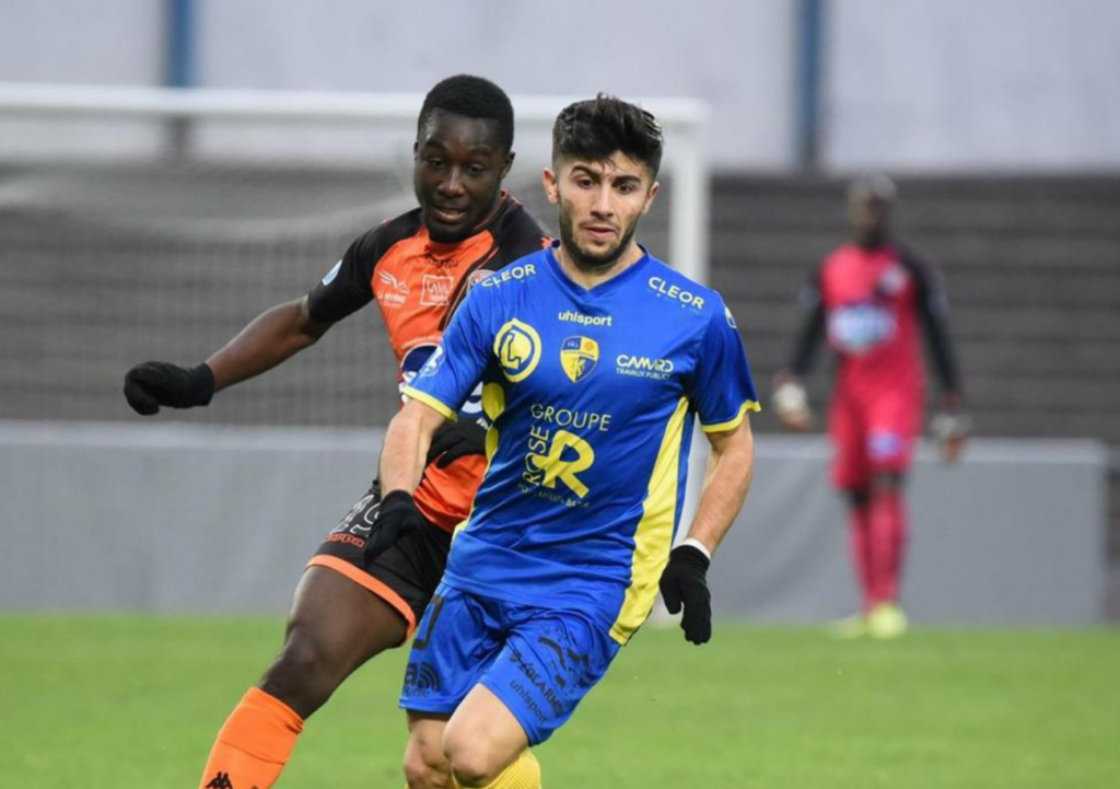 Pièce maîtresse du Stade Briochin de Maxime d'Ornano, Zana Allée va retrouver son ancien coach sous les couleurs du FC Rouen. ©Flash'line