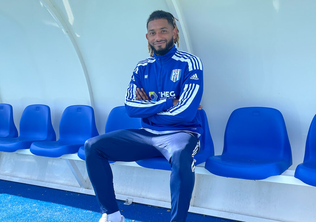 Sous ses nouvelles couleurs du FC Dieppe, Michaël Faty va recroiser, ce week-end, la route de son ancien club : l'AS Cherbourg.