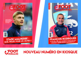 Norman Bassette et François Rodrigues en UNE d'un FOOT NORMAND Spécial Formation