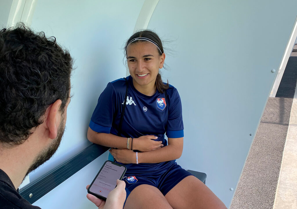 Indisponible pendant de longues semaines à cause d'une blessure, la capitaine Sarah Chauvin est revenue au meilleur des moments, pour disputer cette double confrontation contre Sochaux lors des barrages d'accession en U19.