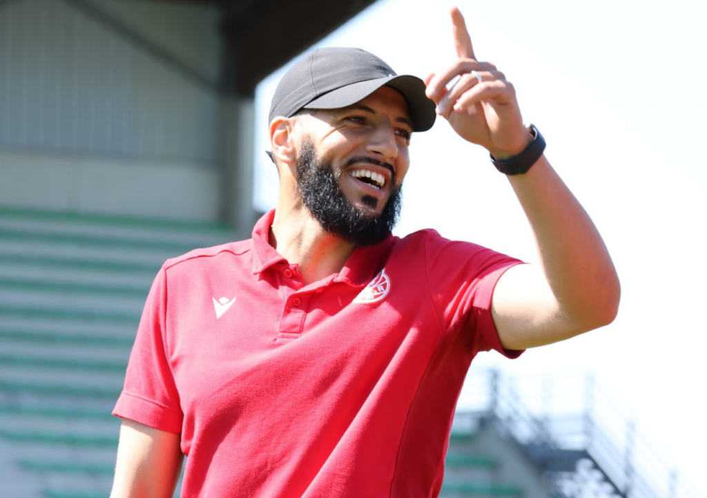 Cadre du FC Rouen depuis six ans, le milieu Mustapha Benzia découvre le National à 33 ans et le milieu de terrain a encore beaucoup d'appétit. ©FC Rouen