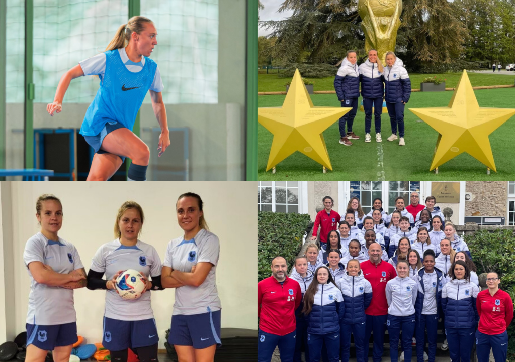 Les Normandes Emilie Deparrois, Fanny Gosseye et Gaëlle Bisson sont peut-être l'avenir de l'équipe de France féminine de futsal nouvellement créée. ©FG