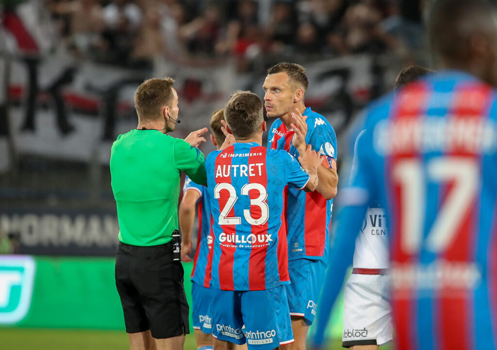 Au Matmut Atlantique, Romain Thomas et les Caennais tenteront de stopper l'hémorragie alors qu'ils restent sur quatre défaites consécutives. ©Damien Deslandes