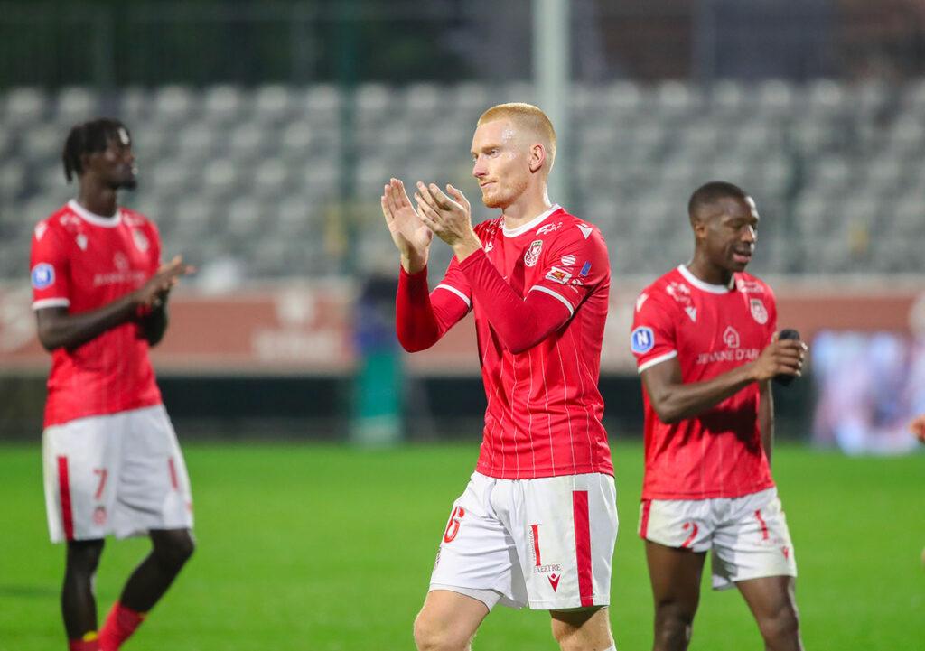 Toujours invaincus à Diochon cette saison, Valentin Sanson et ses coéquipiers grimpent provisoirement à la 4e place du classement en attendant le résultat de Sochaux, lundi soir. ©Photo d'archives