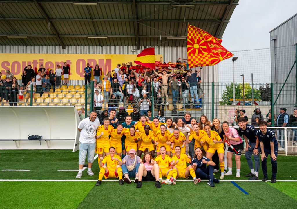 Une grande fête attend les filles de QRM à Lozai pour le match retour avec notamment le soutien des « Young Block ».