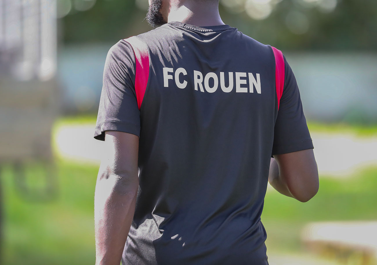 Pour les joueurs du FC Rouen, la reprise de l'entraînement a été fixée au vendredi 12 juillet. ©Damien Deslandes