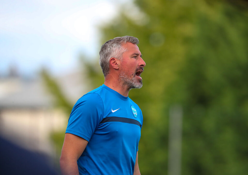 Dans le cadre de sa formation au DES, Matthias Jouan va se rendre à sept reprises à Clairefontaine cette saison, à raison de quatre jours par session. ©Damien Deslandes