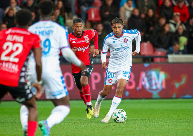 Au Roudourou, Noé Lebreton et les Caennais sont retombés dans les travers entraperçues en début de championnat. ©Damien Deslandes