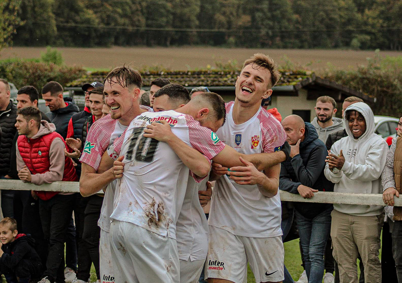 Auteur d'un exploit au tour précédent aux dépens du FC Flers (N3), les joueurs de Julien Vinette sont récompensés de leur superbe parcours avec ce tirage contre Guingamp (L2). ©DR