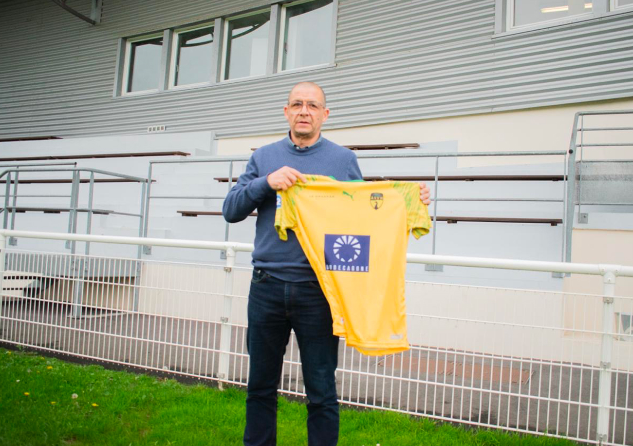 Nouvel entraîneur de l'ASVH, Mohamed Tazamoucht s'est engagé jusqu'à la fin de la saison avec le club villersois. ©ASVH