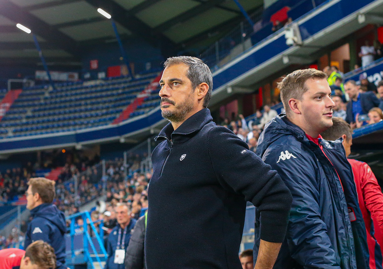 Alors que le Stade Malherbe ne compte que sept points en huit journées, l'équipe de Nicolas Seube a borde un virage important avec des confrontations contre le Red Star, Troyes et Martigues, soit trois adversaires classés derrière elle. ©Damien Deslandes