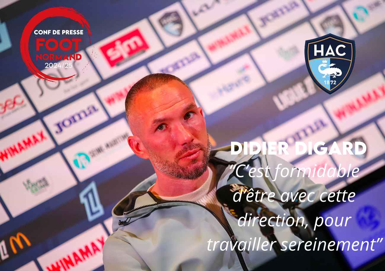 A l'image de leur entraîneur Didier Digard, les joueurs du HAC ont célébré tout en humilité ce précieux succès contre Montpellier. ©Damien Deslandes