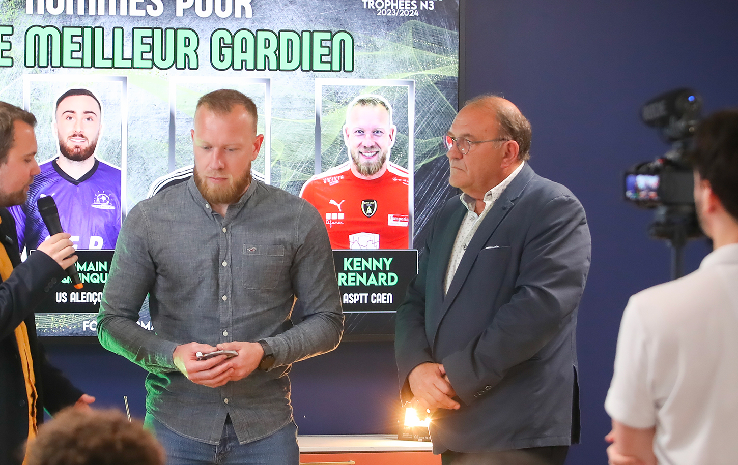 Trésorier de la Ligue de Normandie depuis 2016, Jean-Luc Giffard (ici, lors de la cérémonie des Trophées N3) est candidat à la succession de Pierre Leresteux à la présidence de la Ligue de Normandie. ©Damien Deslandes