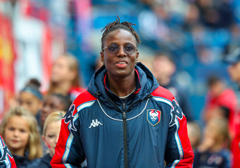 Avec trois buts à son actif en l'espace de six journées, Korka Fall, l'un des rares nouveaux visages de l'intersaison au Stade Malherbe, est actuellement l'attaquante la plus efficace de l'effectif de Chloé Charlot. ©Damien Deslandes