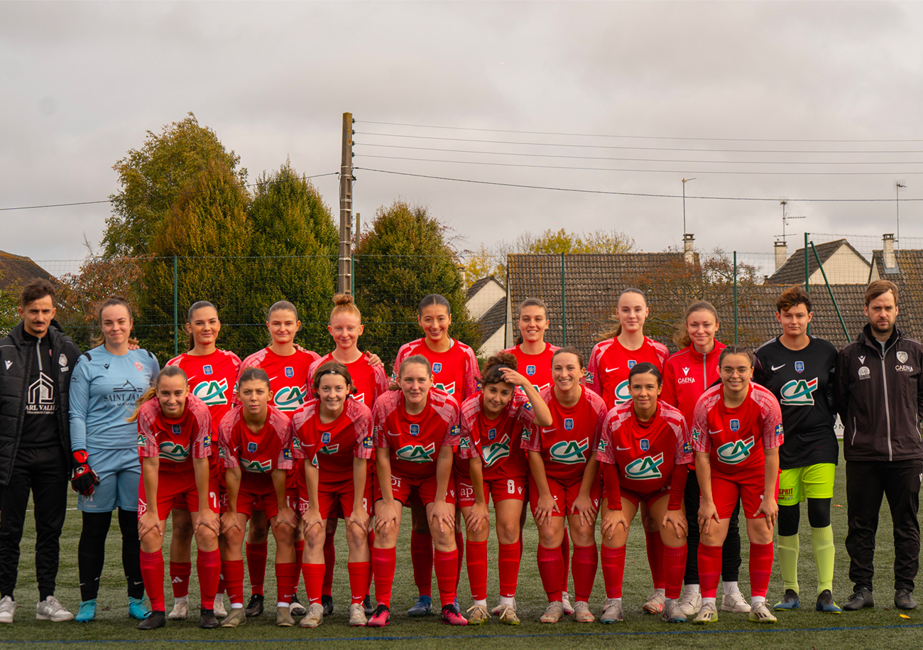 Désormais éliminées de la Coupe de France, les coéquipières de Lou Jeanne peuvent se concentrer sur la montée en R1, leur principal objectif cette saison. ©La Maladrerie OS