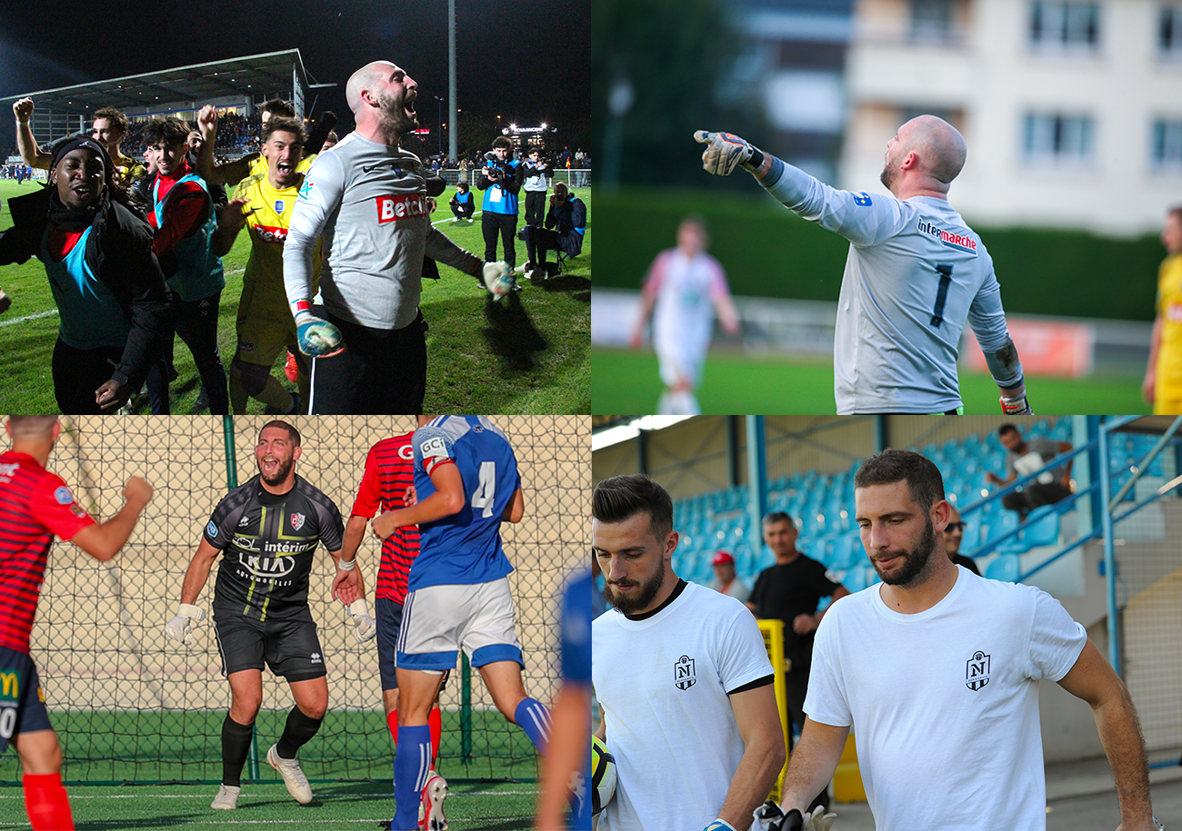 Gardien historique du SU Dives-Cabourg où il garde les cages depuis bientôt dix ans, Maxime Verrier rêve de se qualifier pour les 1/32e de finale de la Coupe de France. @SUDC - Damien Deslandes - Roland Le Meur