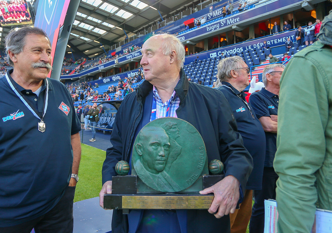 Pierre Leresteux aura passé les 32 dernières années au sein des instances du football français, tout d'abord au District de la Manche, puis à la Ligue de Basse-Normandie et enfin à la Ligue de Normandie. ©Damien Deslandes