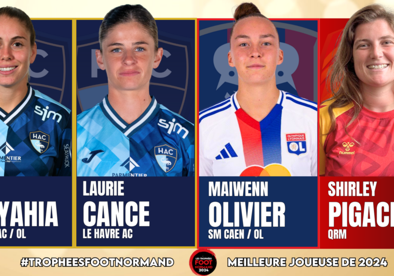 Inès Benyahia (Havre AC puis OL), Laurie Cance (Havre AC), Maïwenn Olivier (SM Caen puis OL) et Shirley Pigache (QRM) sont nommés dans la catégorie meilleure joueuse.