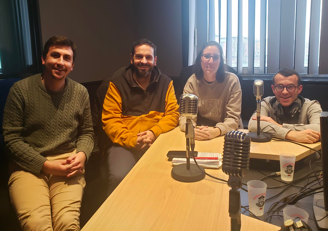 Autour de Joris Marin (Sweet FM), Mathieu Billeaud (Foot Normand), Morgane Huguen et Valentin Pineau (Ouest France) ont abordé les enjeux de la fin d'année pour le Stade Malherbe.