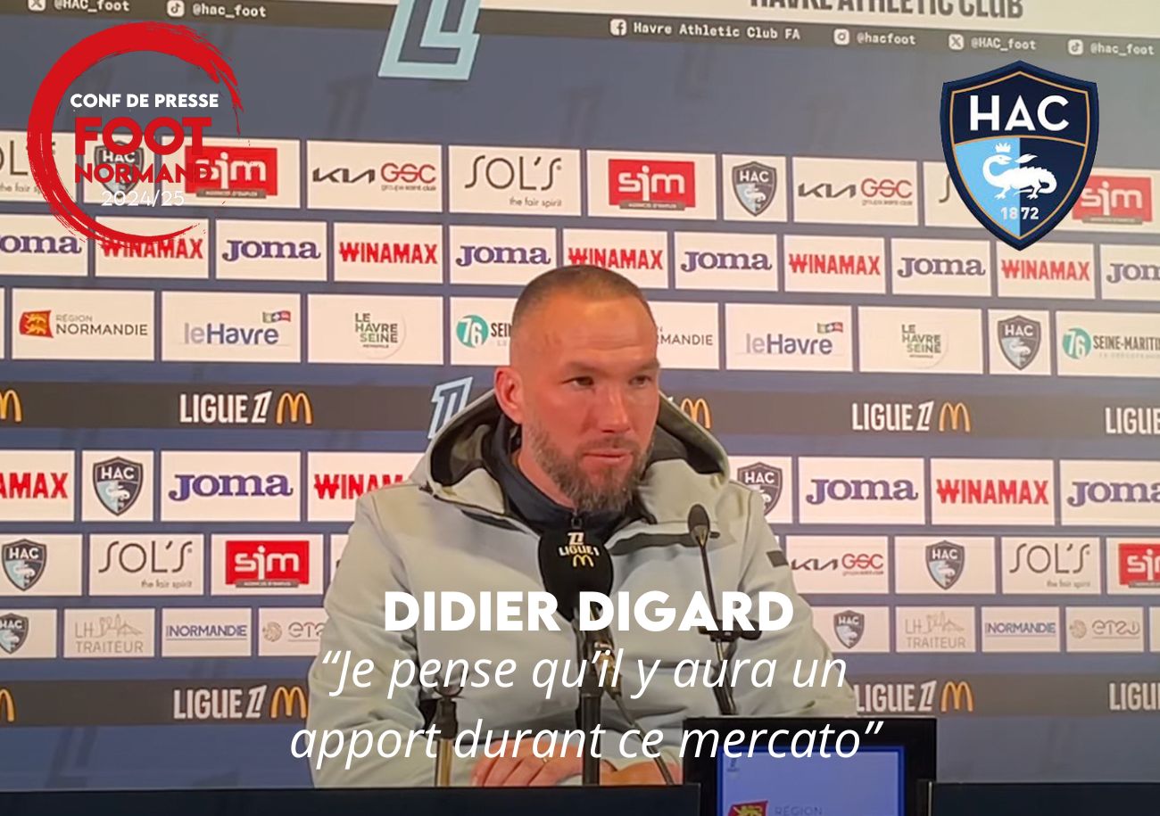 Malgré la 13e défaite en 17 journées du HAC, Didier Digard estime que son équipe a la force de caractère nécessaire pour retourner cette situation compliquée au classement.