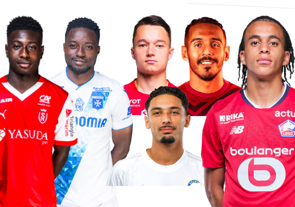 Mamadou Diakhon, Eros Maddy, Axel Camblan, Yassine Benrahou, Bilal Boutobba et Ethan Mbappé sont les six profils identifiés par Stat Malherbe pour renforcer le poste d'excentré chez les « Rouge et Bleu ».