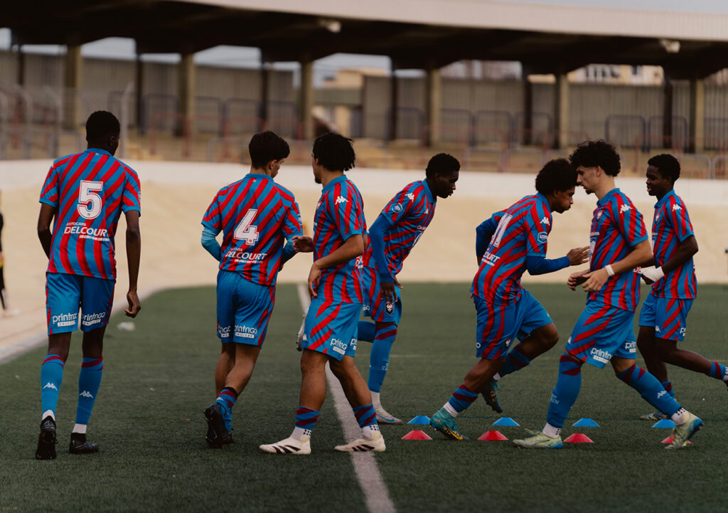 Un véritable test attend les U18 du Stade Malherbe, ce dimanche, contre leurs homologues du RC Lens. ©Théo Hamel - SM Caen