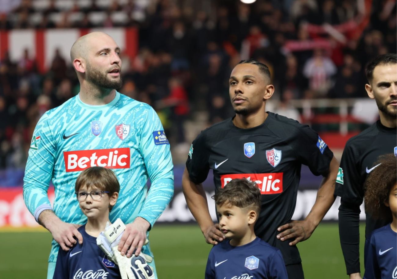 Maxime Verrier, Erwan Koutélé et Aurélien Thoris sortent la tête haute de cette Coupe de France 2024-2025. ©cmphotosport